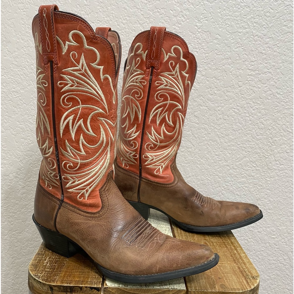 Ariat Women's Heeled Boots - Brown and Tan